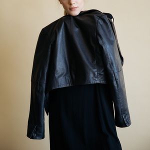 TOPSHOP Leather Biker Jacket